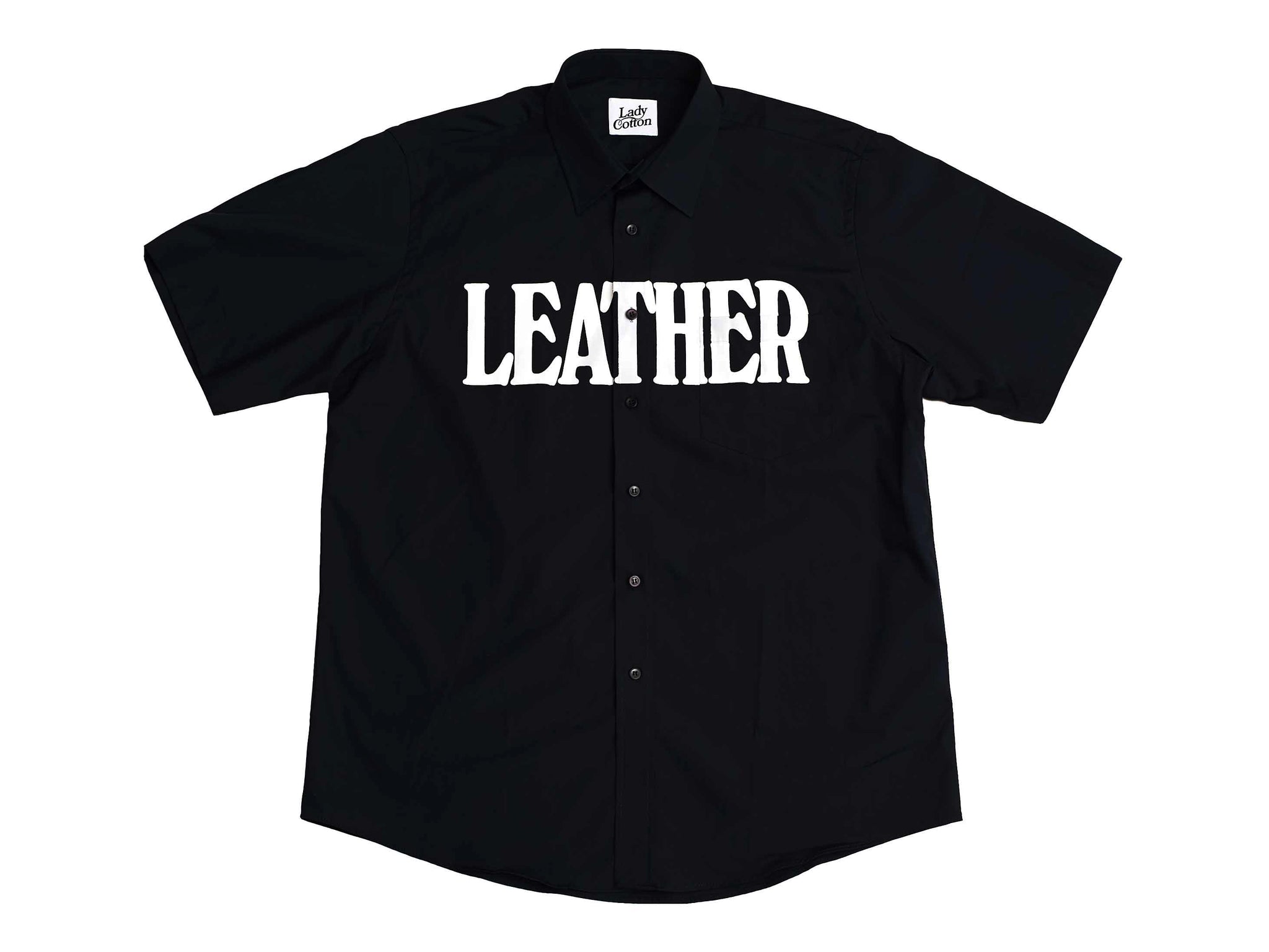Leather Shirt Short Sleeve