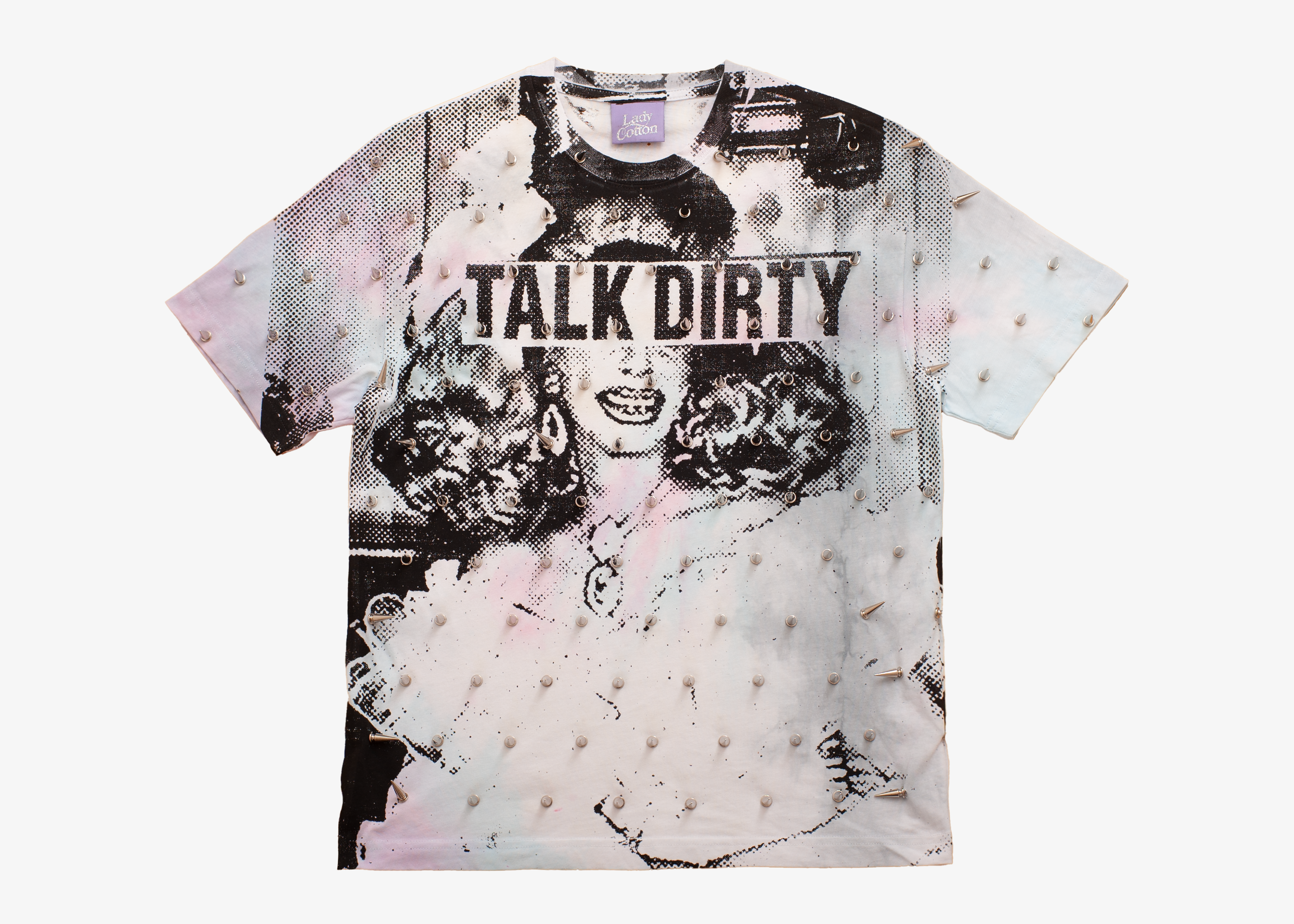 Talk Dirty Studded Short Sleeve