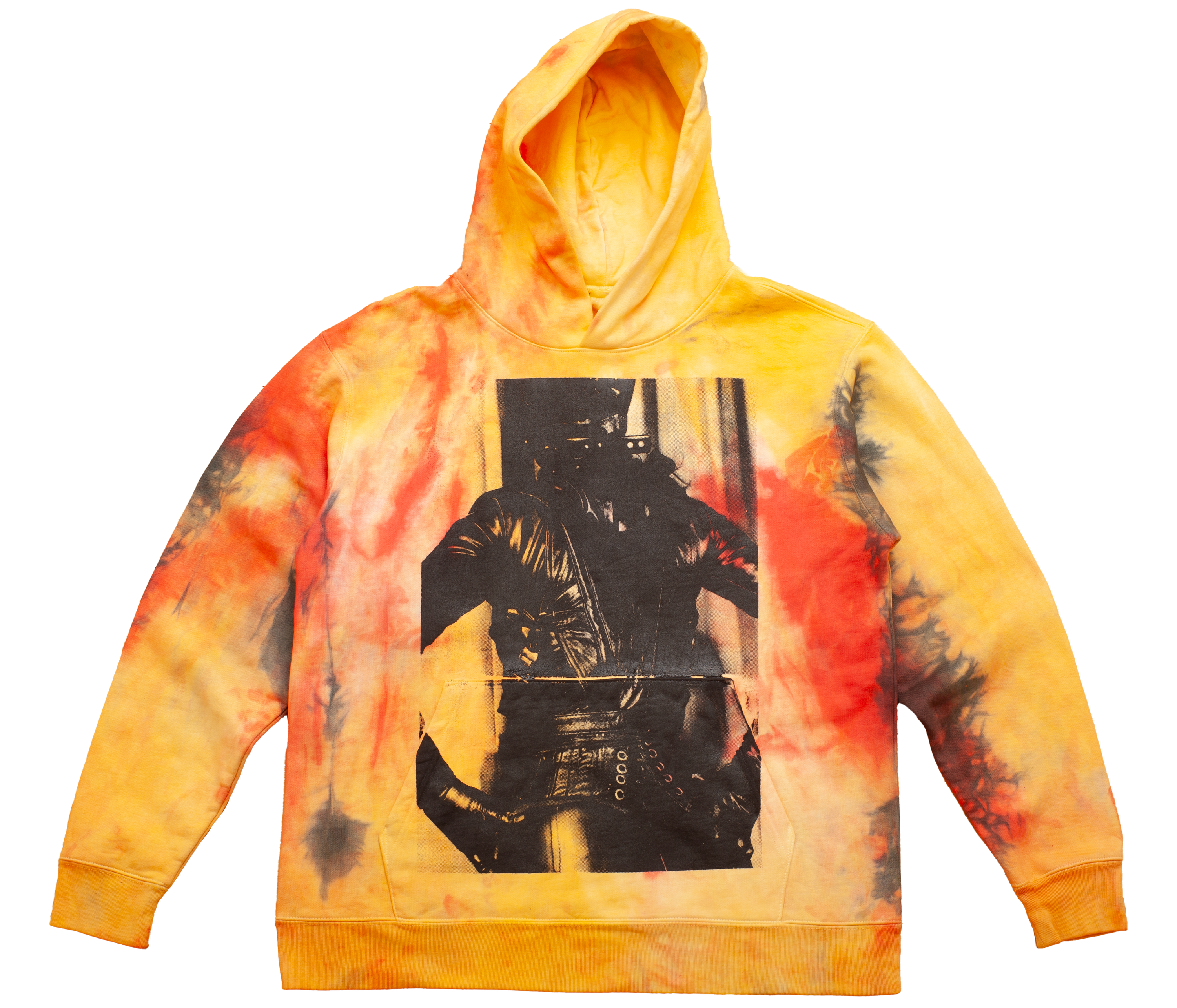 Leather Photo Hoodie